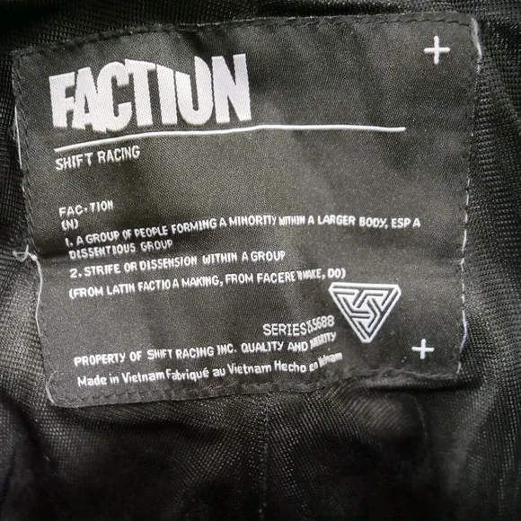 Shift Racing Faction Pants Mens 28 Black MX Motocross Dirt Bike Motorcycle - Picture 4 of 12